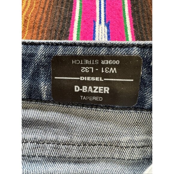 Y2K Diesel D-Bazer Faded Jeans - Picture 3 of 10